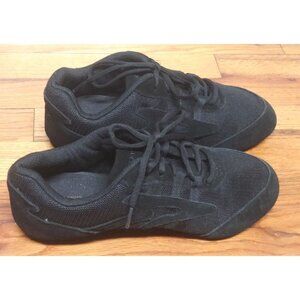 Skazz by Sansha Buzz 3 Jazz Shoes 15M Black Dance Sneakers Suede & Mesh leather